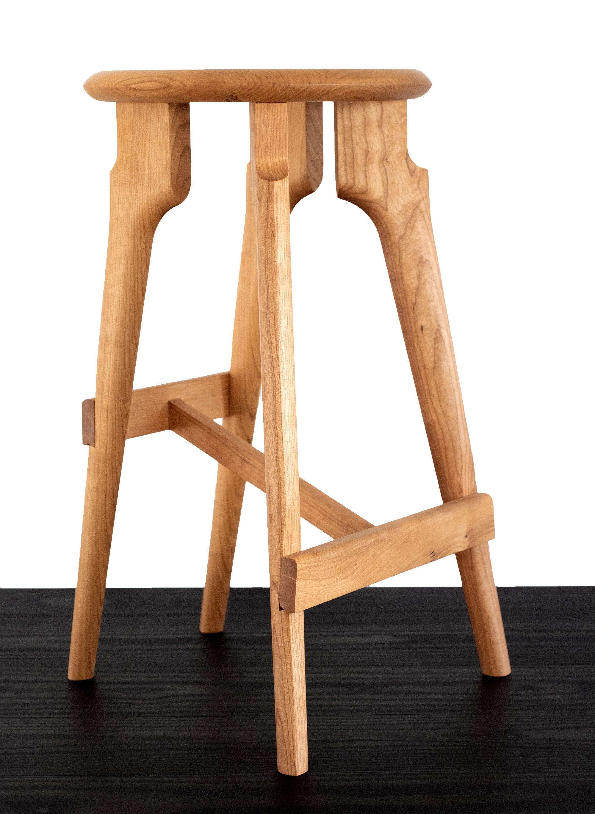 KHEM Hardwood Bar Height Stool