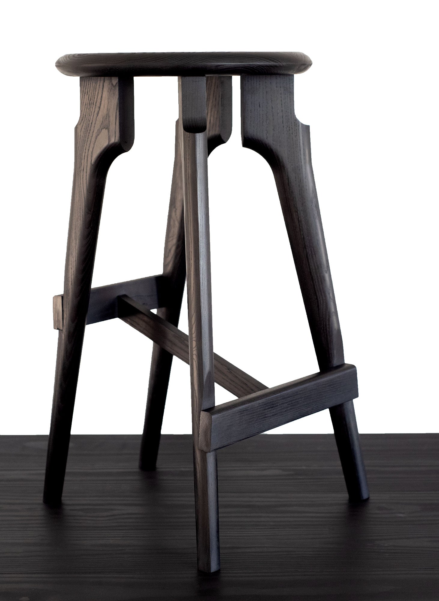 KHEM Hardwood Bar Height Stool