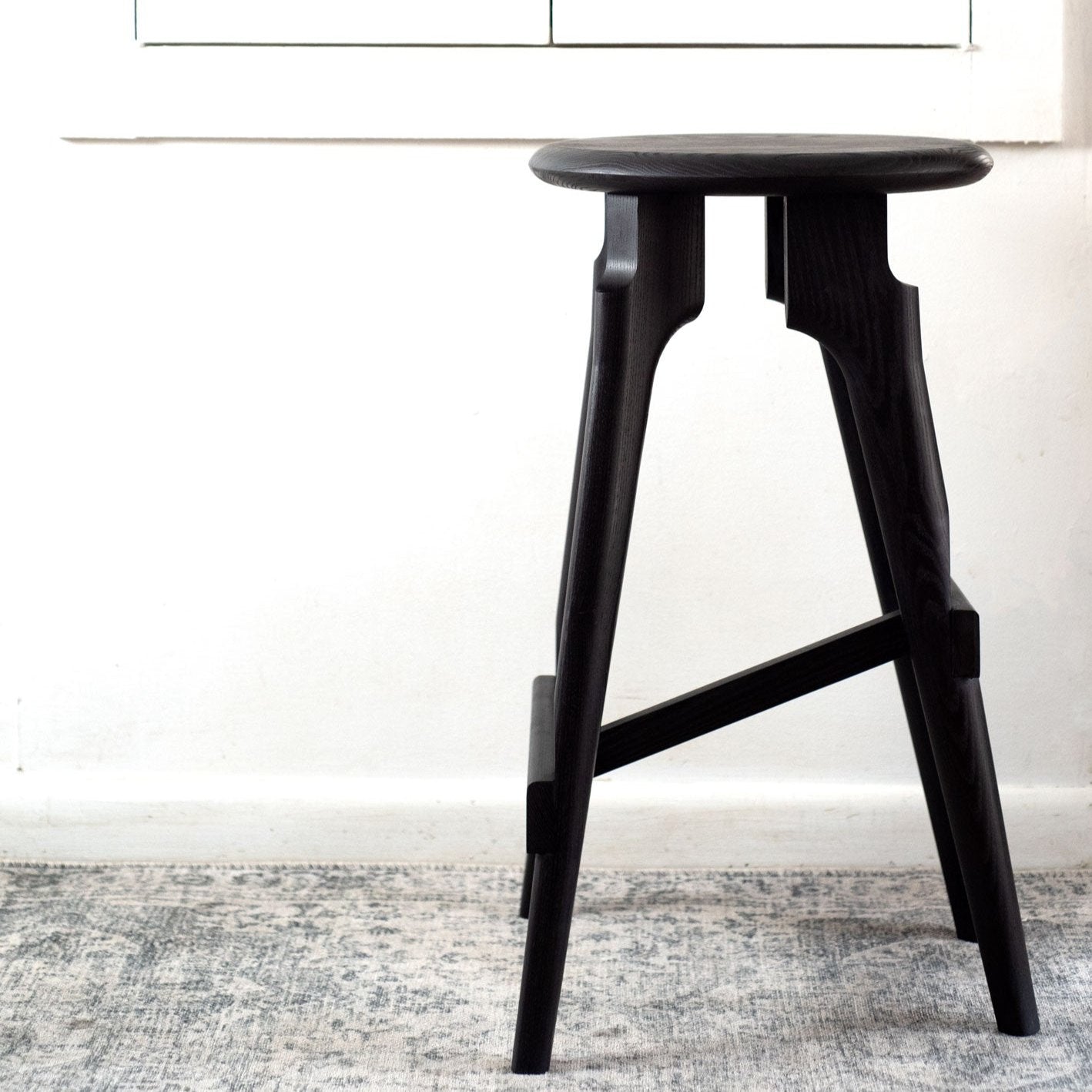 KHEM Hardwood Bar Height Stool