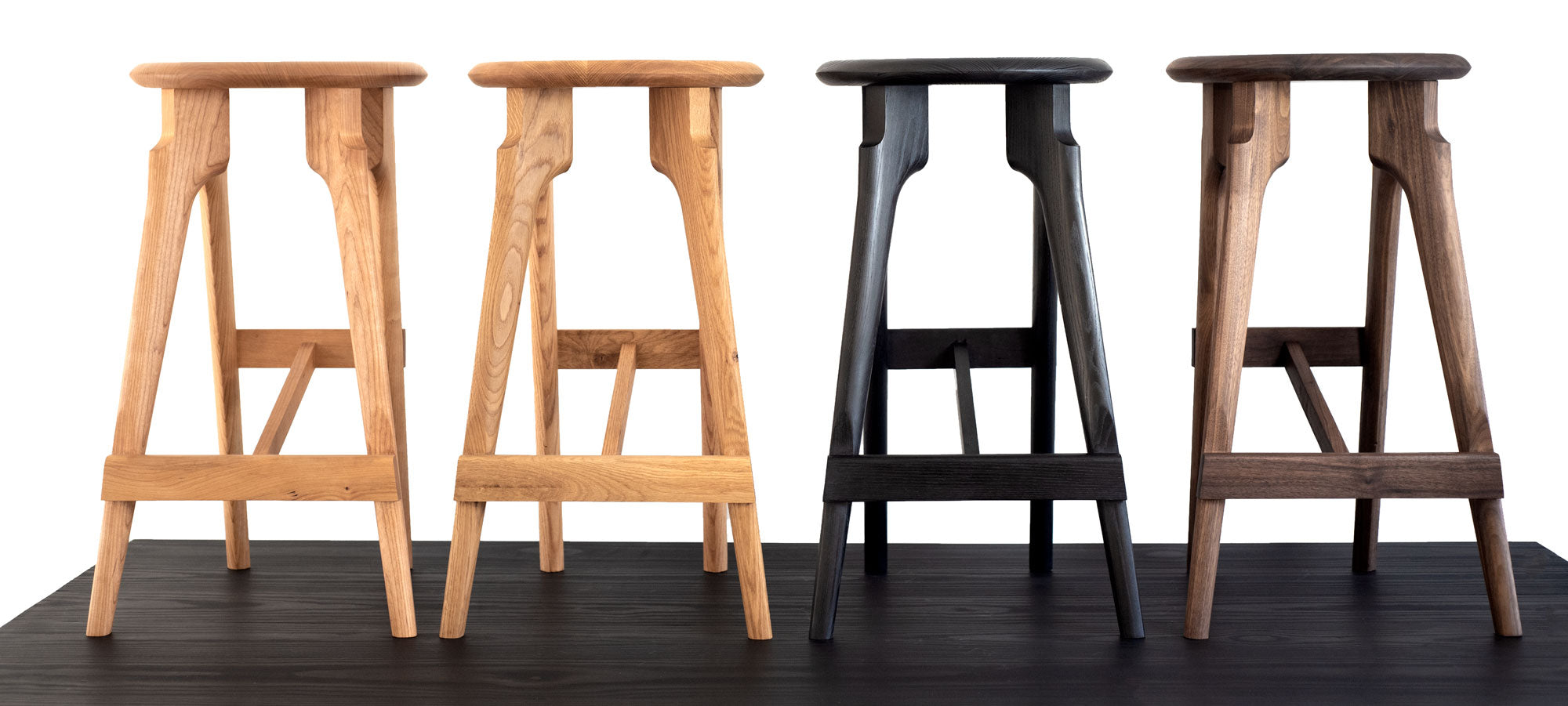 KHEM Hardwood Bar Height Stool