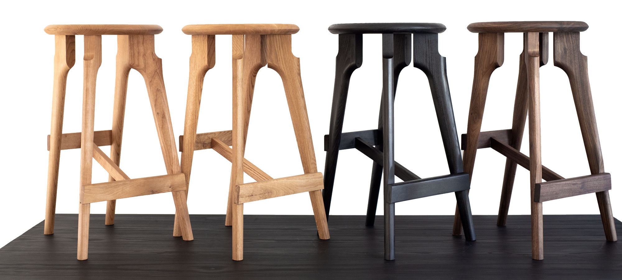 KHEM Hardwood Bar Height Stool