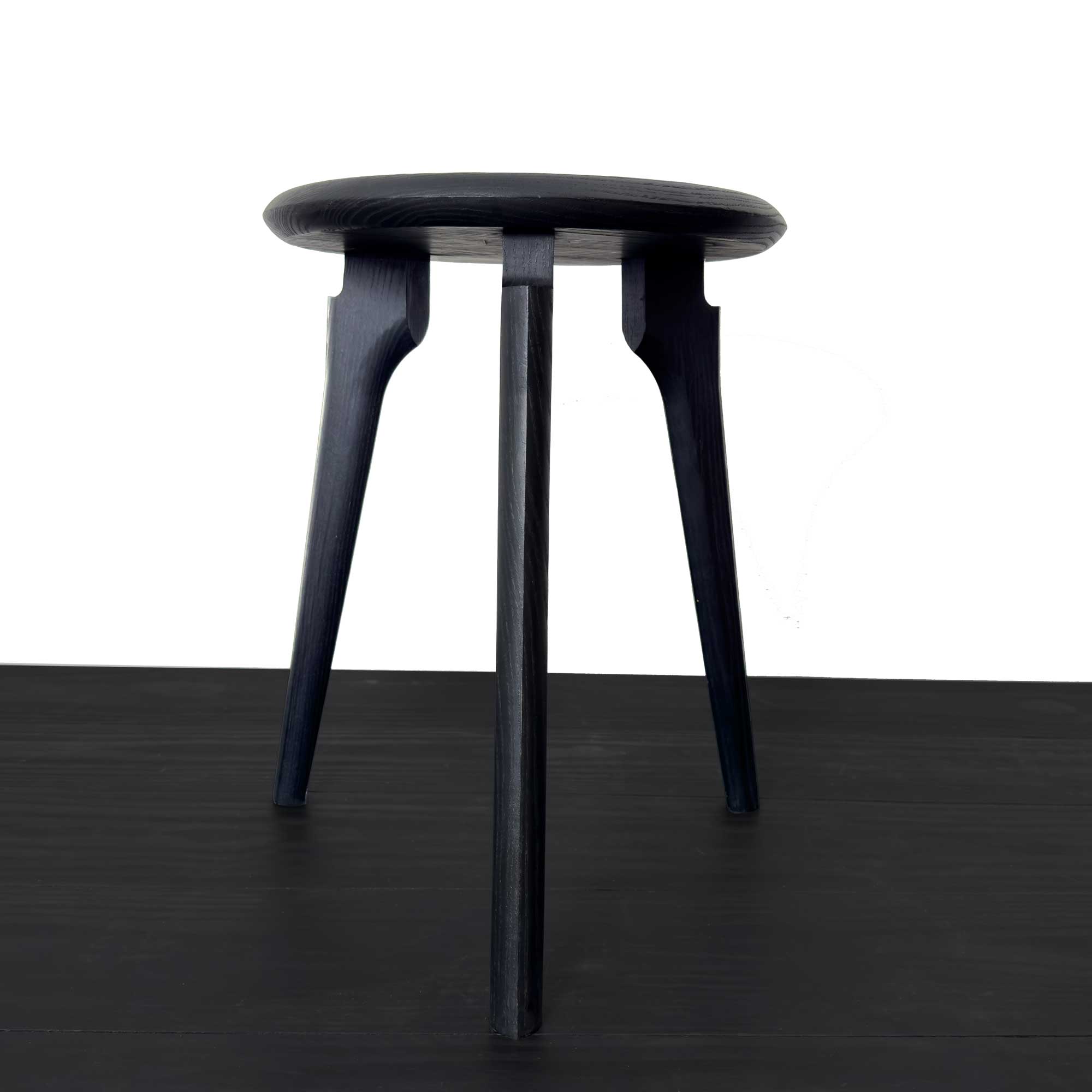 KHEM Hardwood Dining Height Milk Stool