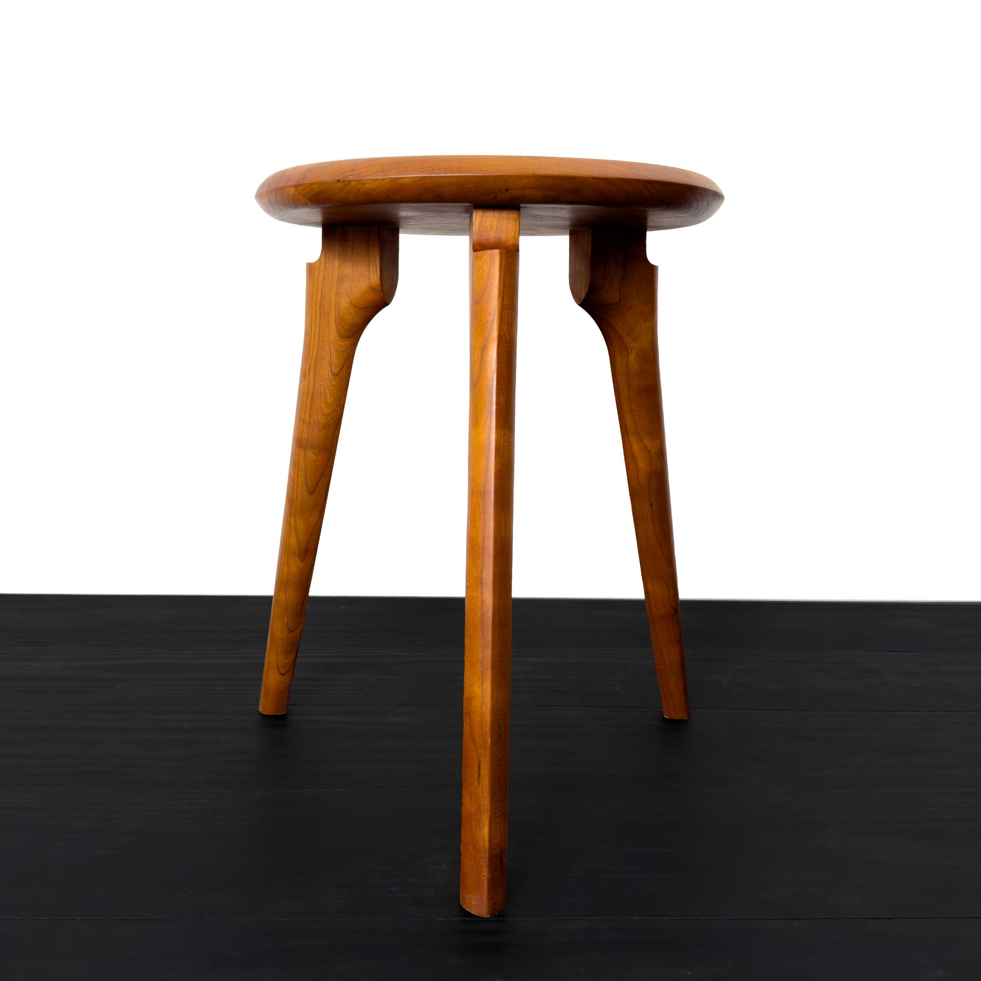 KHEM Hardwood Dining Height Milk Stool