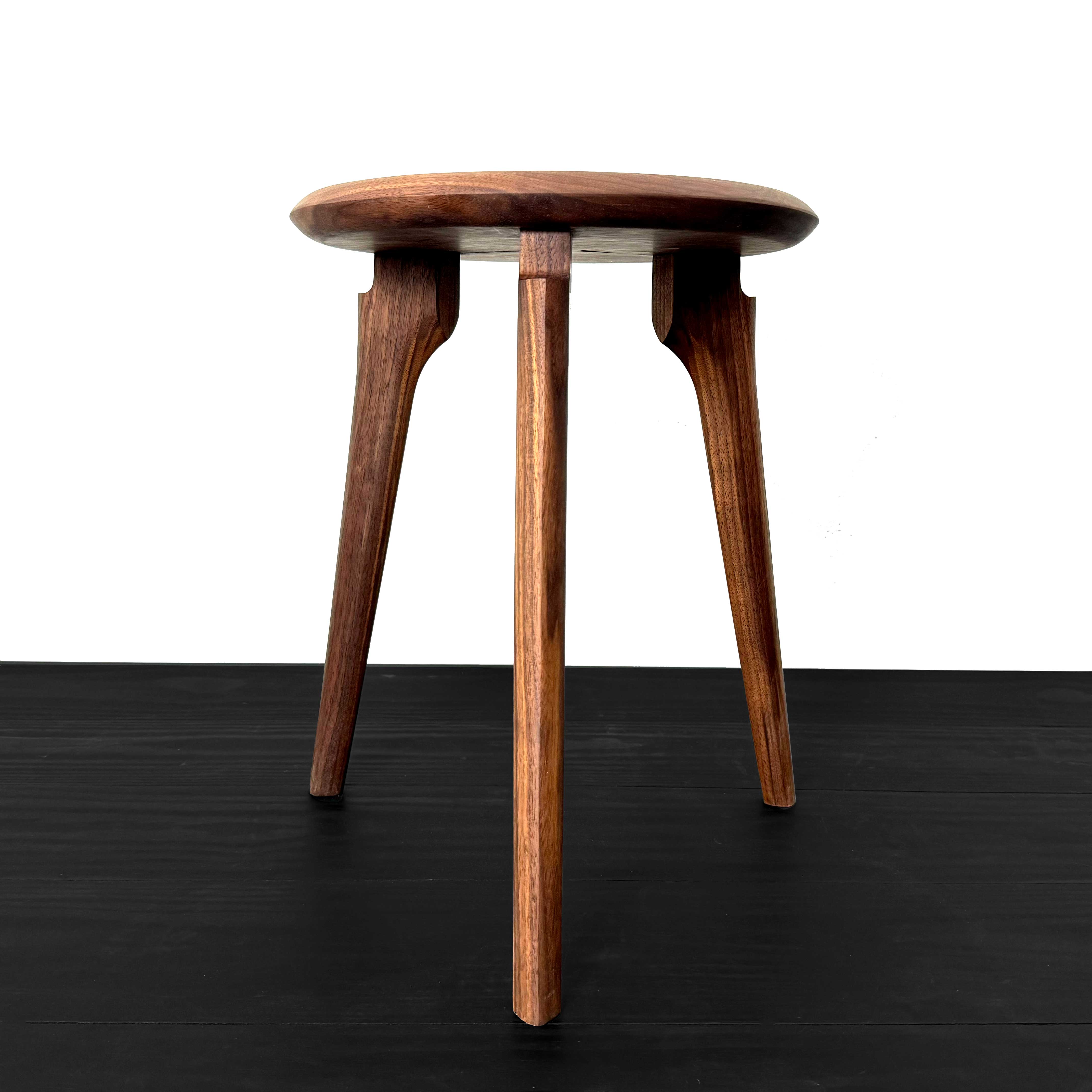 KHEM Hardwood Dining Height Milk Stool