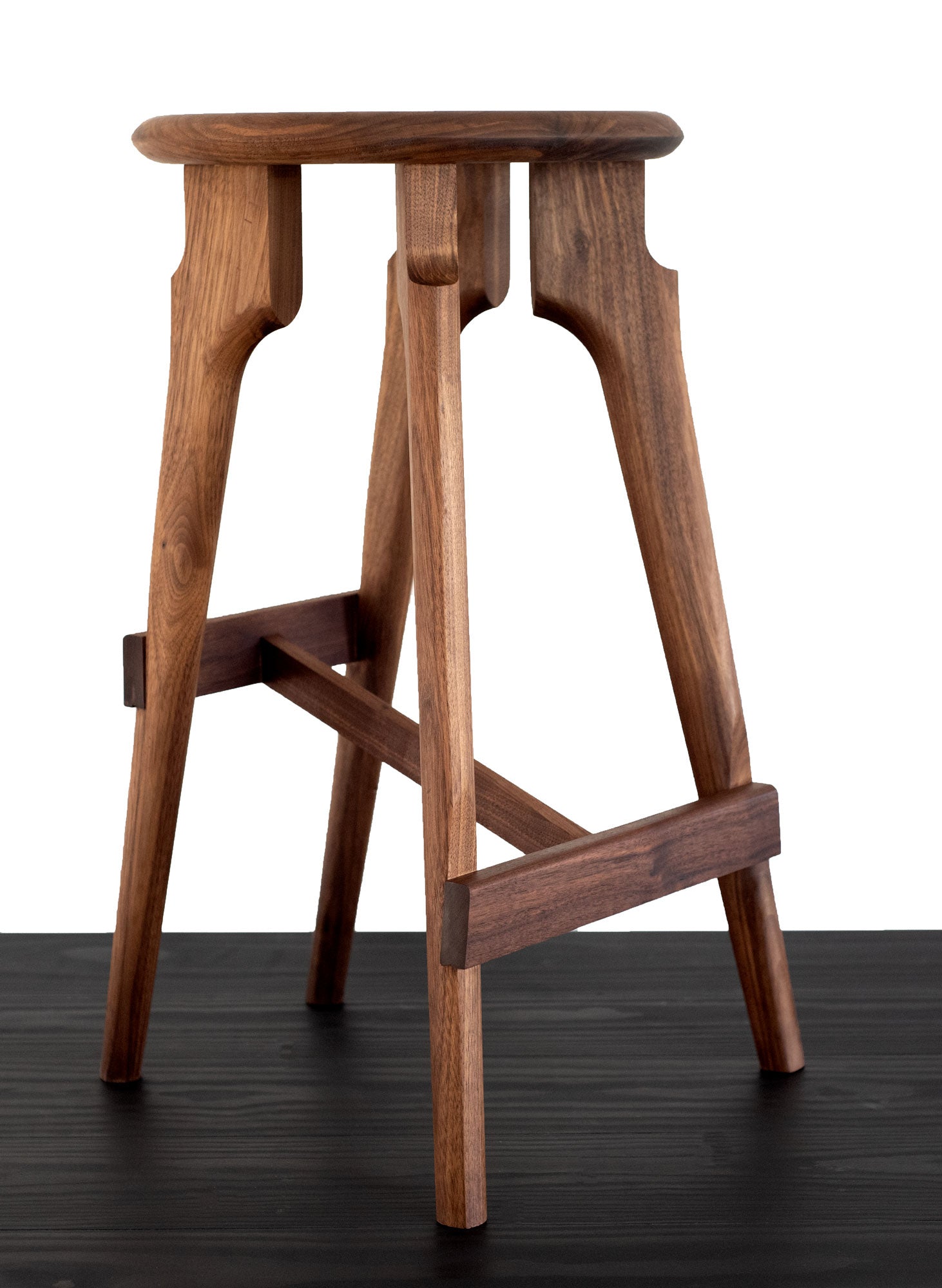 KHEM Hardwood Bar Height Stool