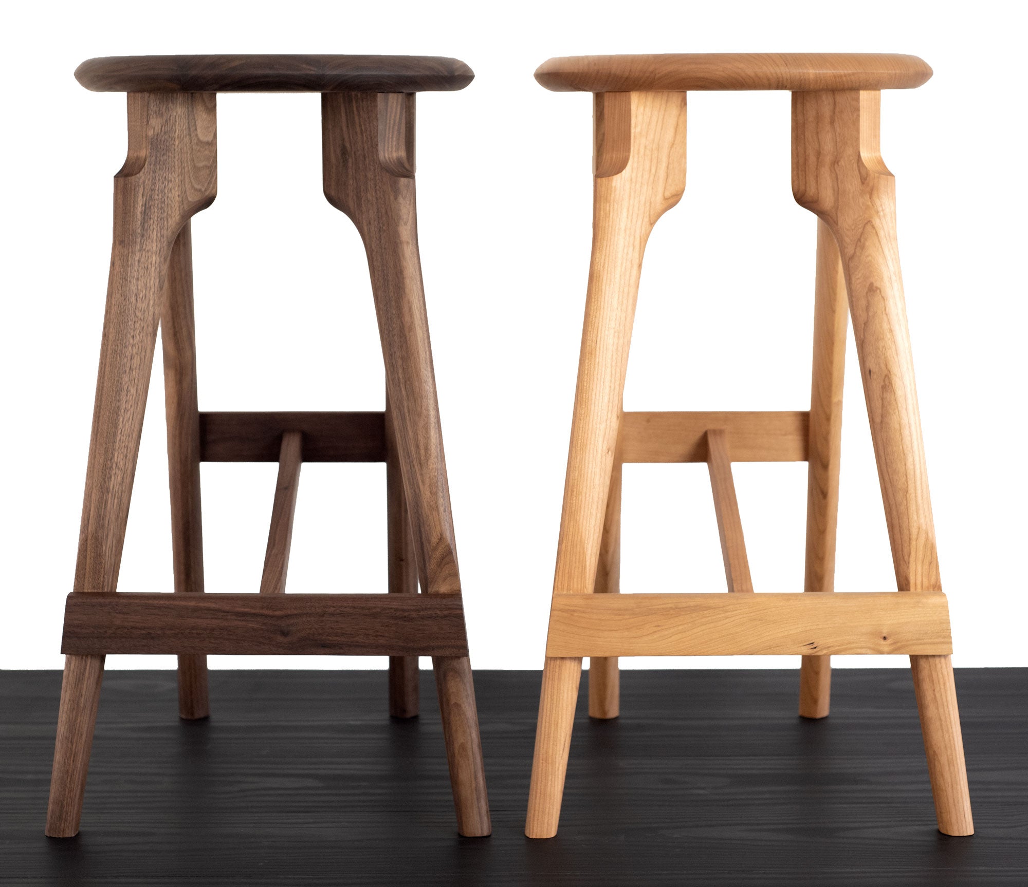 KHEM Hardwood Bar Height Stool