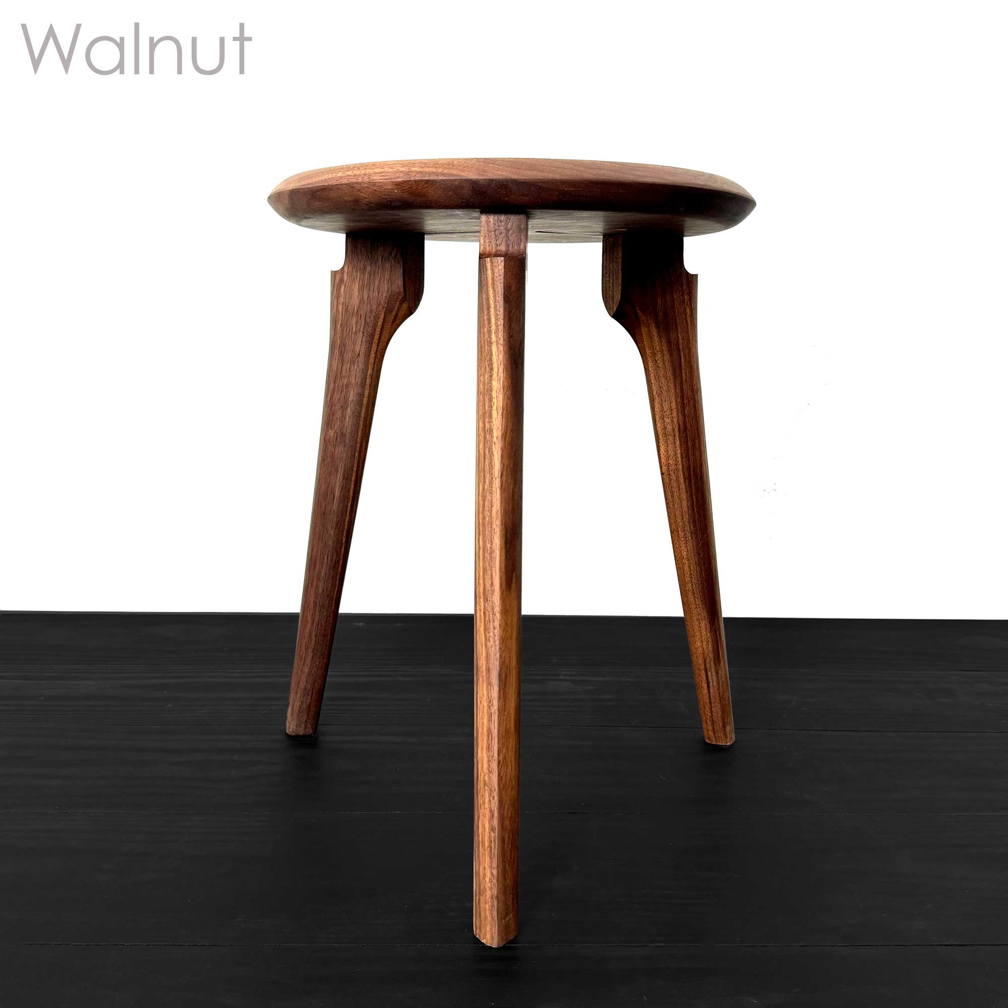 KHEM Hardwood Dining Height Milk Stool