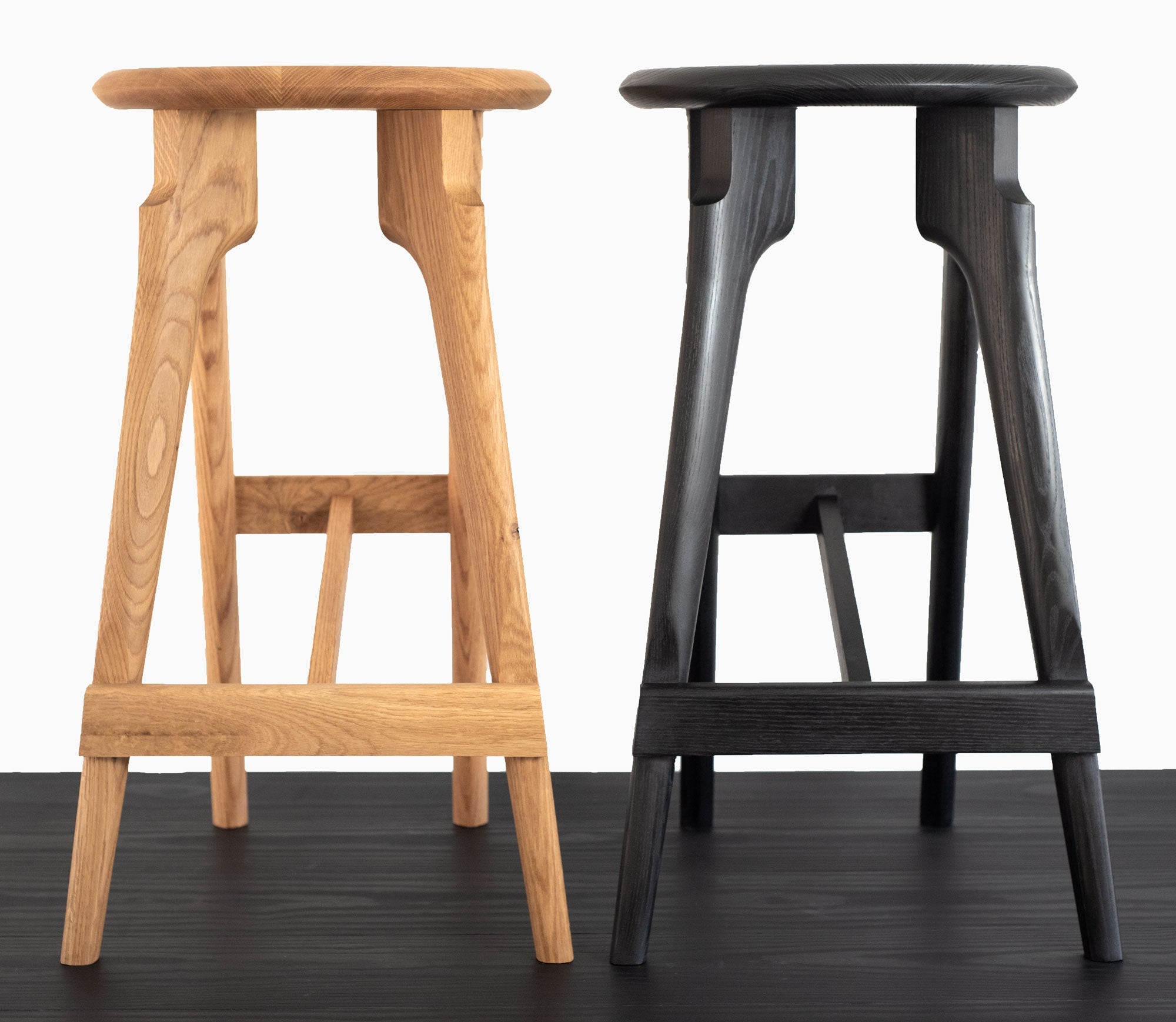 KHEM Hardwood Bar Height Stool