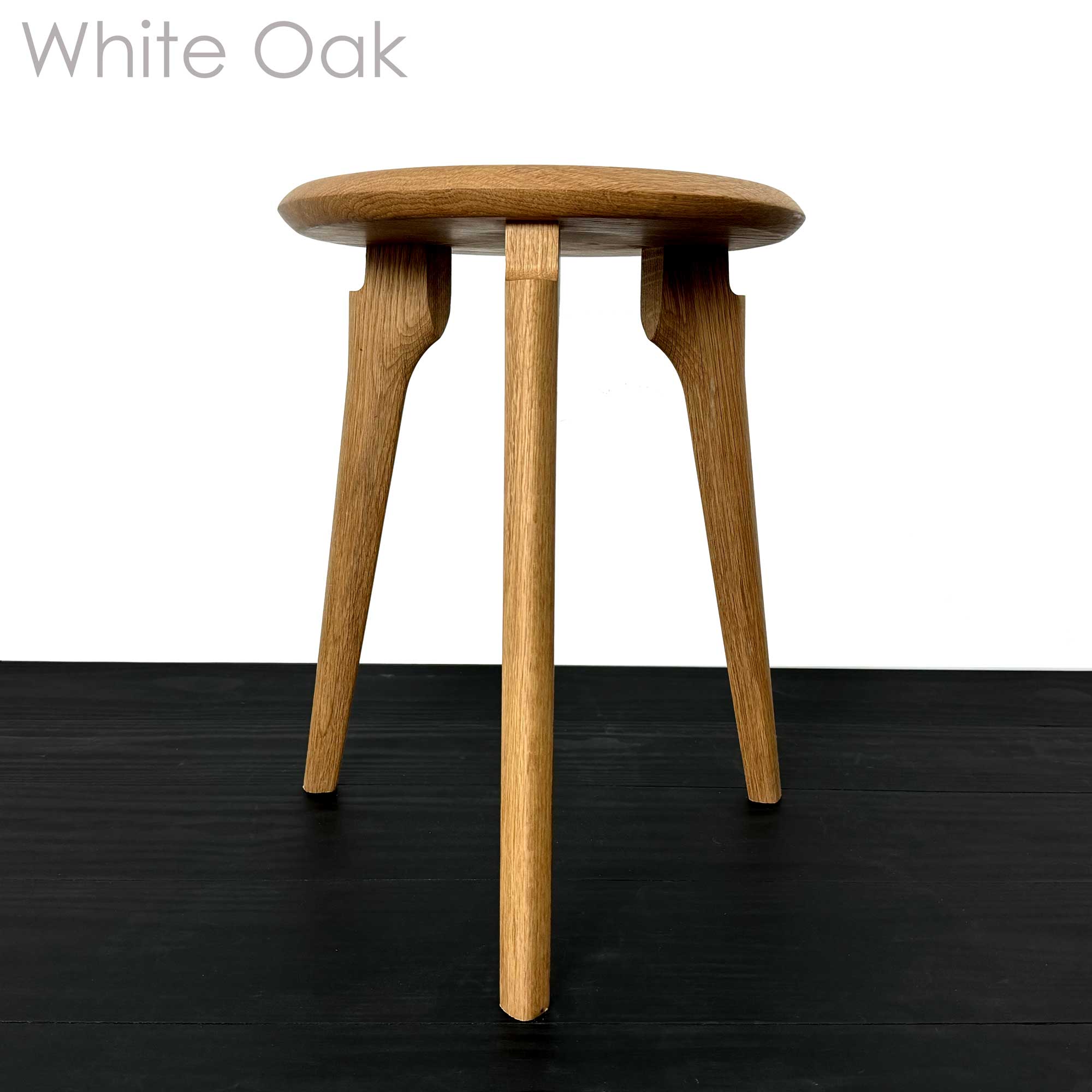 KHEM Hardwood Dining Height Milk Stool