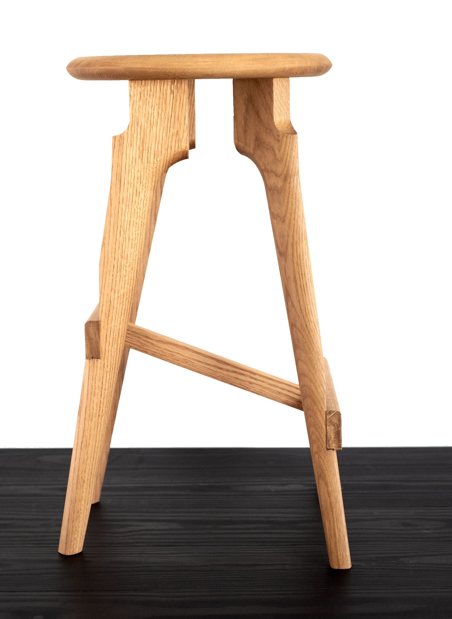 KHEM Hardwood Bar Height Stool