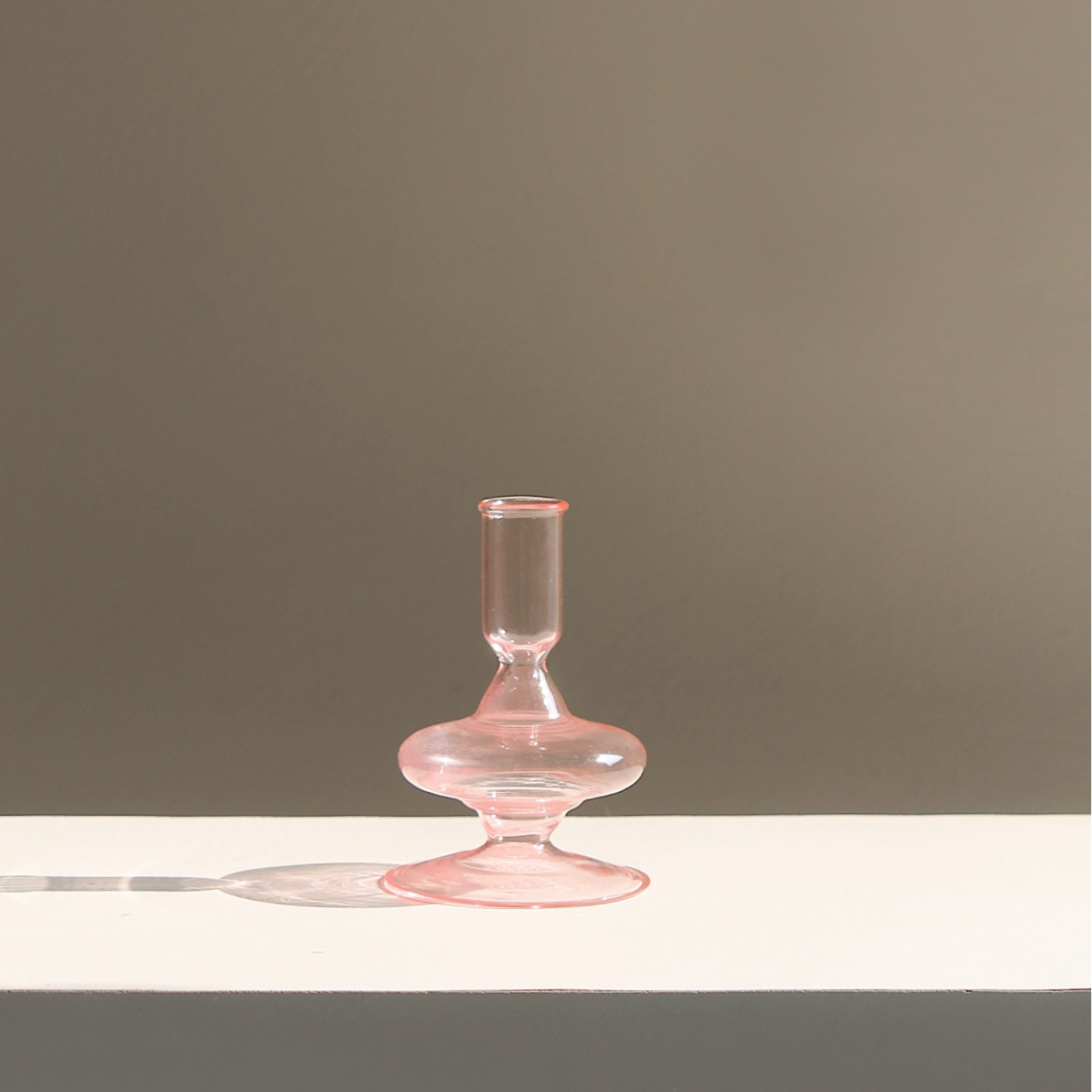 Siri Hand Blown Glass Candle Holder