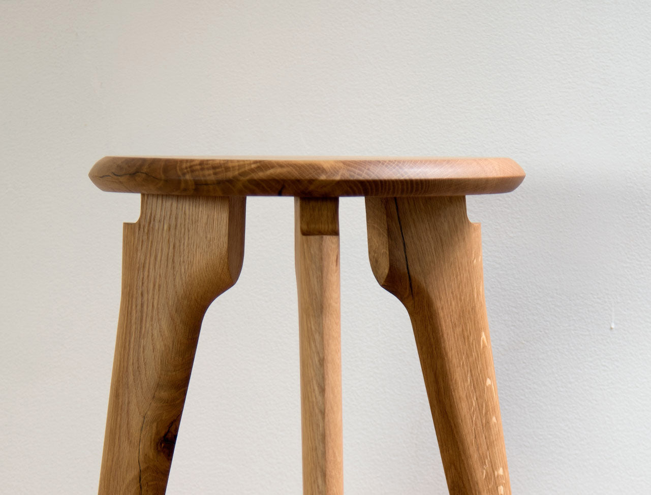 KHEM Harwood Counter Height Milk Stool